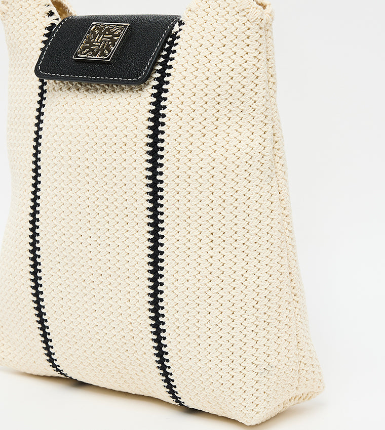 Steve Madden Bzarnia women's black multicolour belt bag, detail view