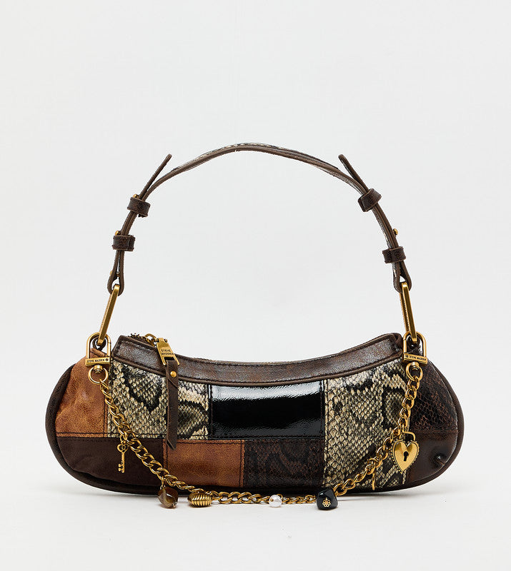 Bsloane-P Brown Multicolor Women's Shoulder Bag