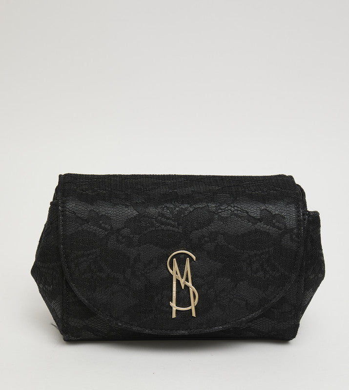 Bnylah Black & Gold Women's Shoulder Bag