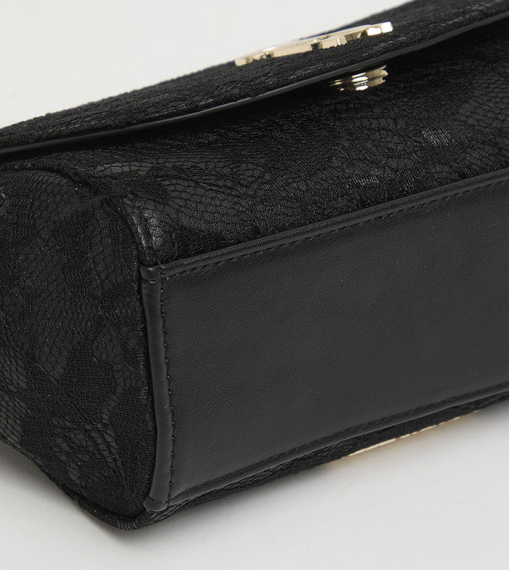 Bnylah Black & Gold Women's Shoulder Bag - view 4