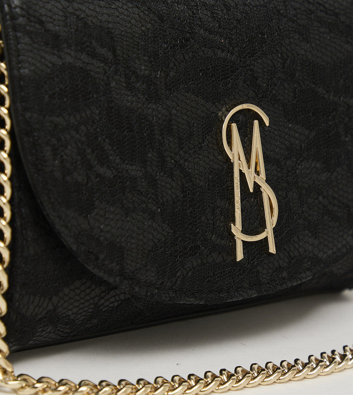 Bnylah Black & Gold Women's Shoulder Bag - view 5
