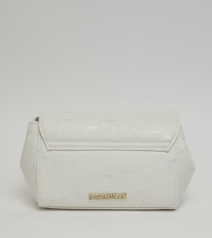 Bnylah White & Gold Women's Shoulder Bag - view 3