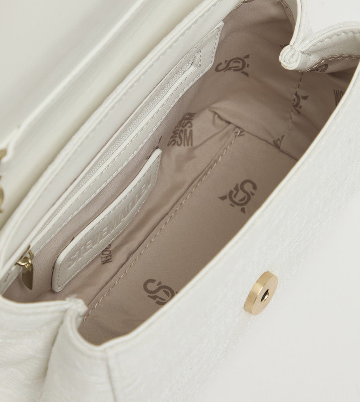 Bnylah White & Gold Women's Shoulder Bag - view 7