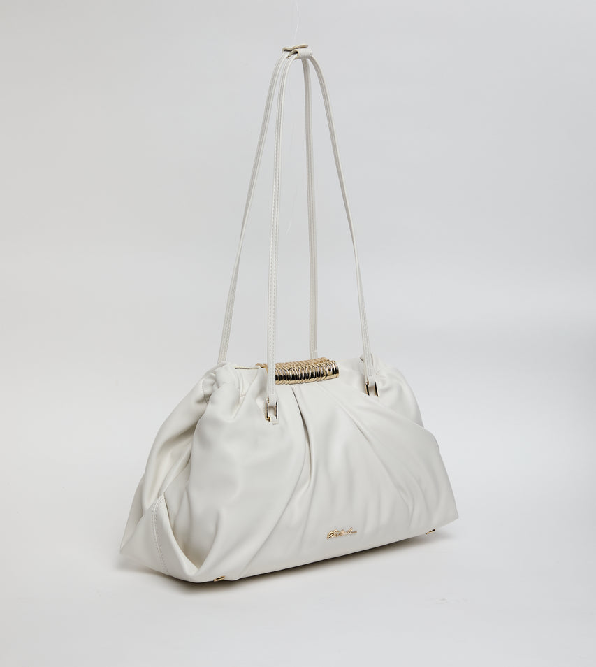 Bfranie Women's White/Gold Satchel Bag - view 4