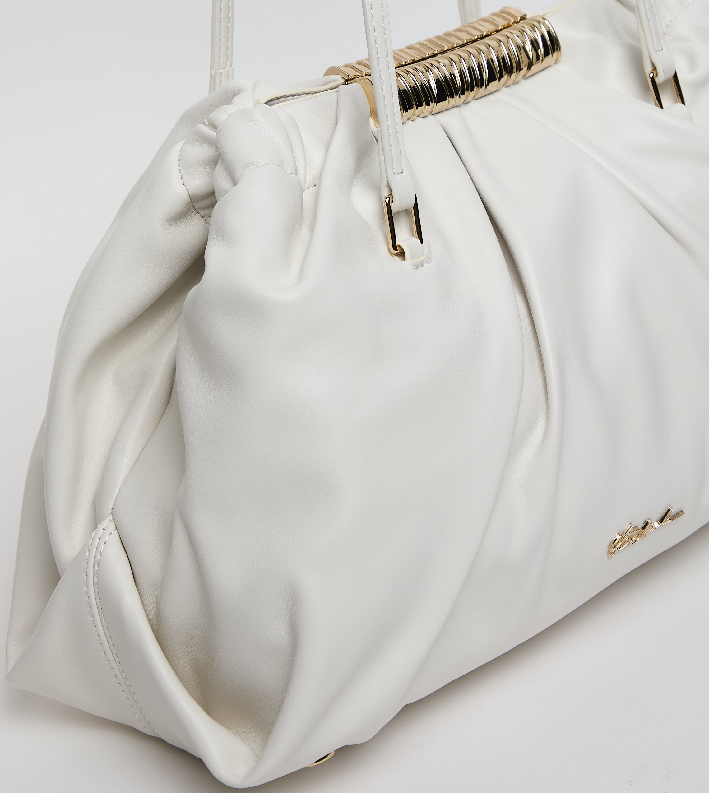 Bfranie Women's White/Gold Satchel Bag - view 2