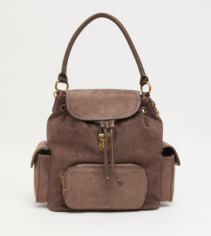 Bshams Brown Women's Backpack