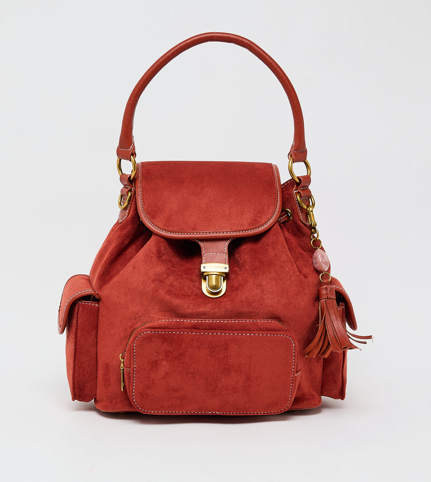Bshams Dark Red Women's Backpack