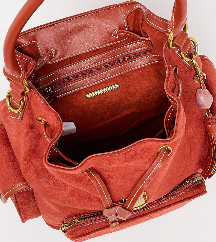 Bshams Dark Red Women's Backpack - view 7