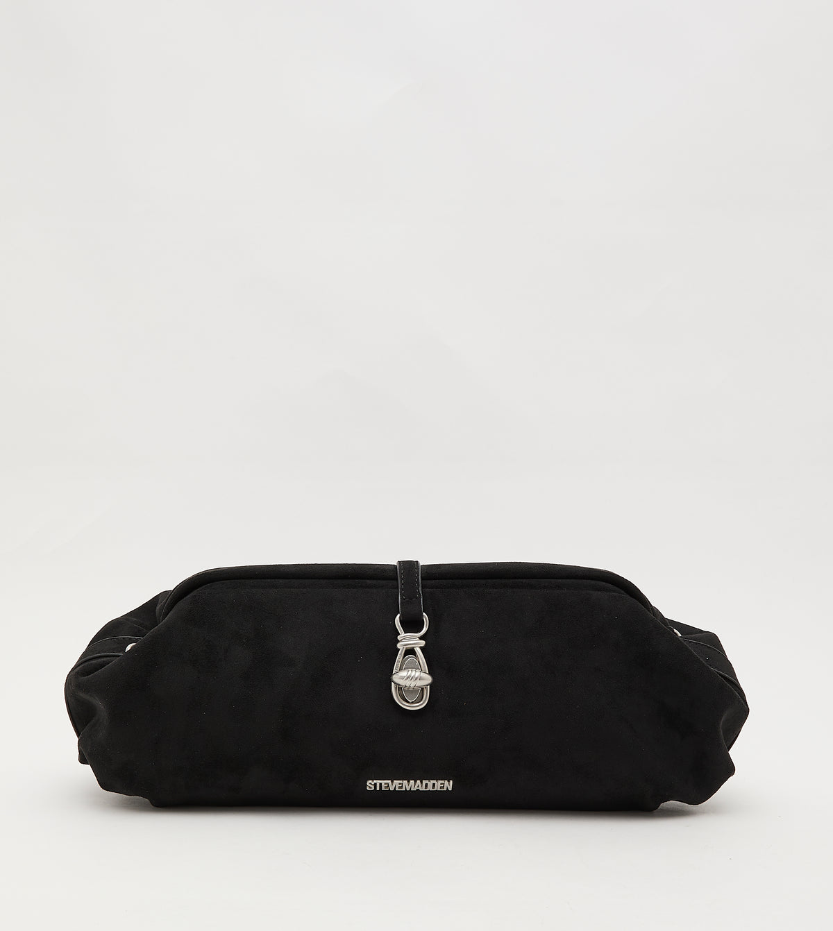 Bsuzette Women's Black & Silver Clutch