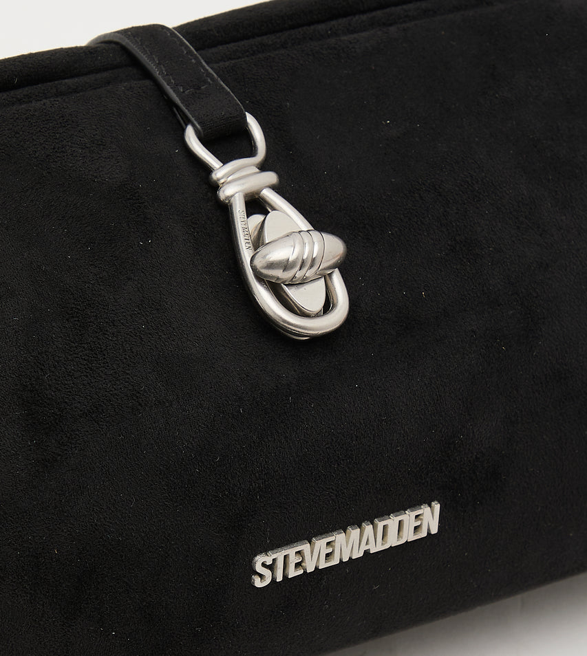Bsuzette Women's Black & Silver Clutch - view 5