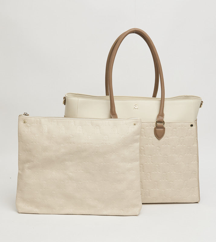 Bmario-M Bone Multicolor Women's Tote Bag - view 3