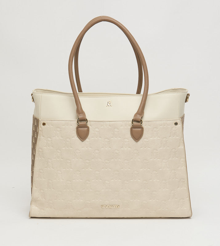Bmario-M Bone Multicolor Women's Tote Bag