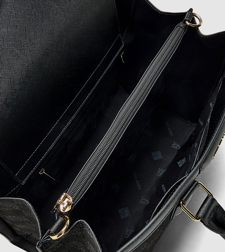 BI5001 BLACK SATCHEL