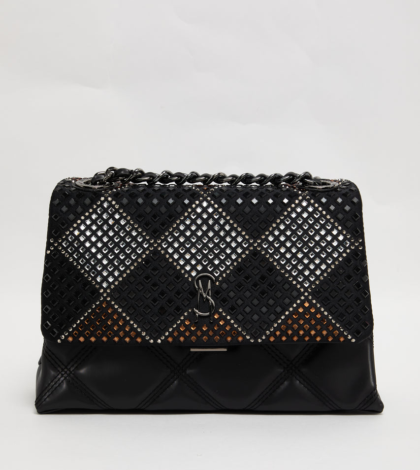 Badalind Women's Black Multicolor Satchel Bag