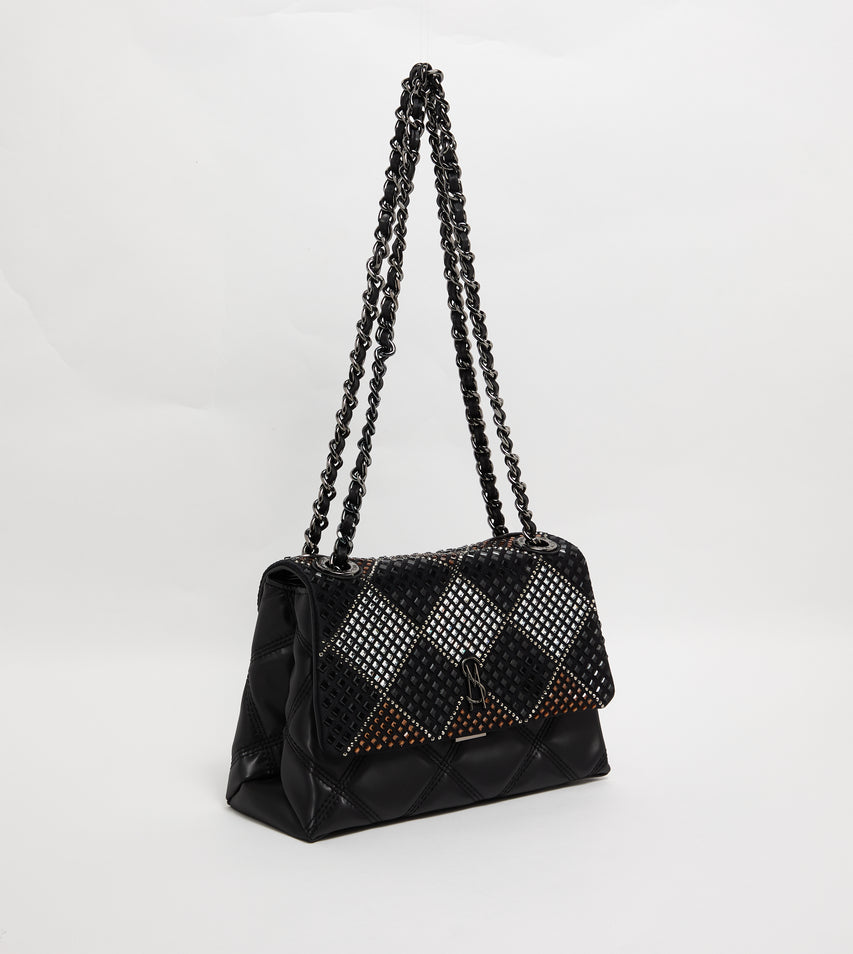 Badalind Women's Black Multicolor Satchel Bag - view 5