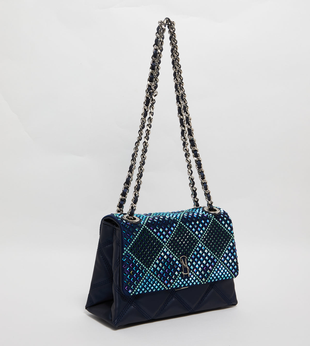 Badalind Women's Blue Satchel Bag