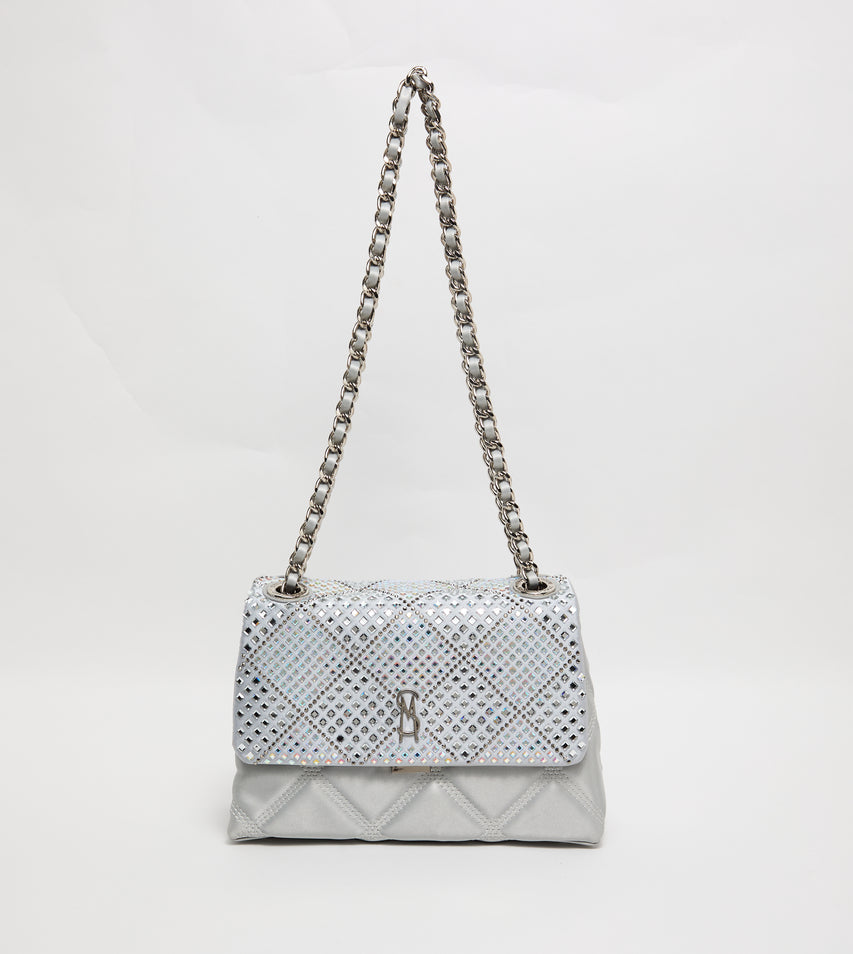 Badalind Women's Silver Satchel Bag - view 4