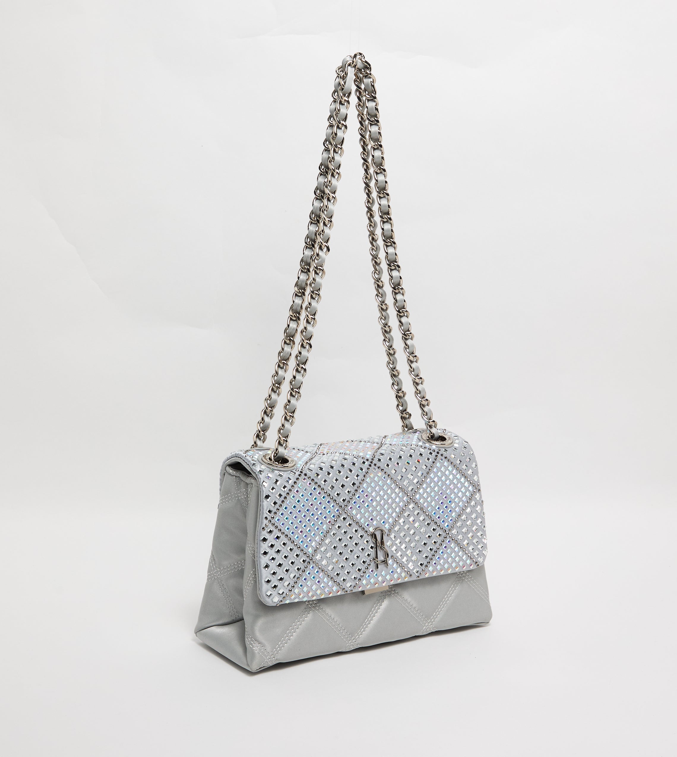 Badalind Women's Silver Satchel Bag