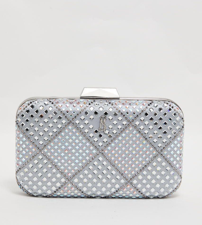 BADELAID SILVER CLUTCH