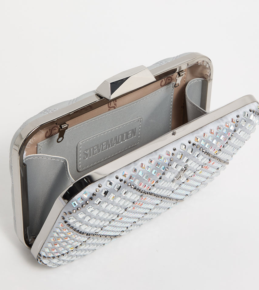 BADELAID SILVER CLUTCH