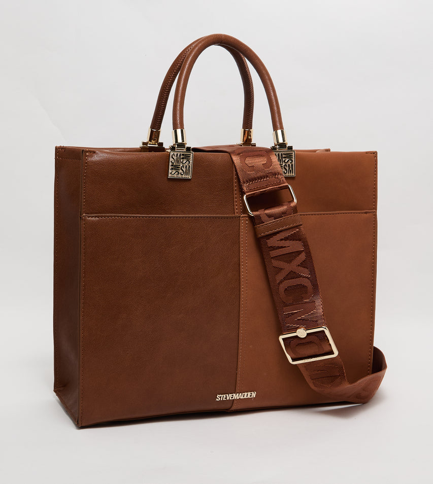 BCHLOEY BRONZE TOTE BAG