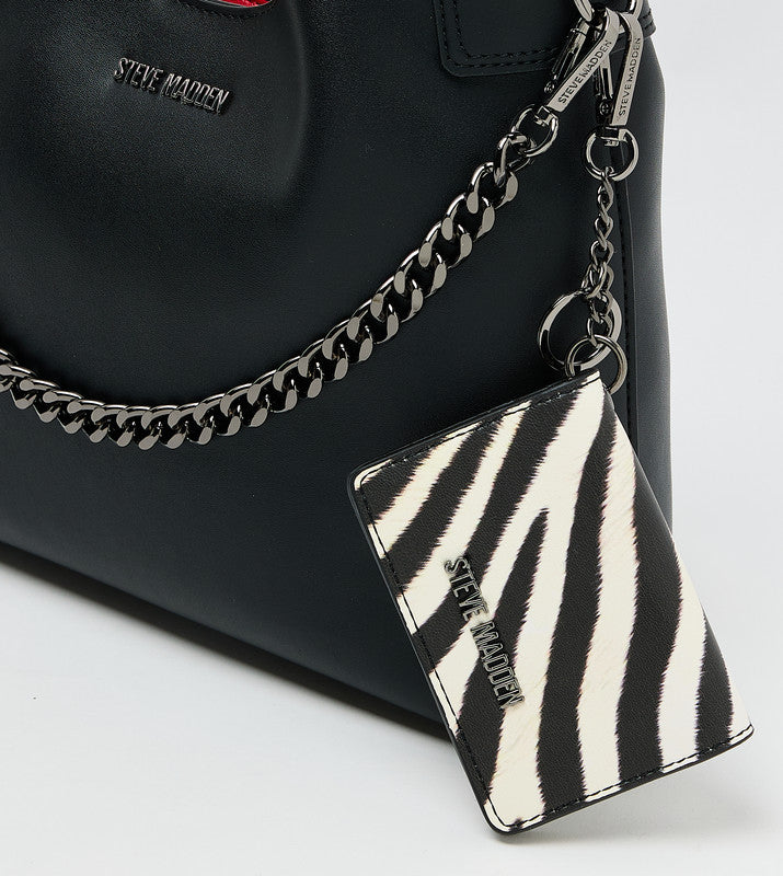 Bwesly Black Women's Shoulder Bag - view 4