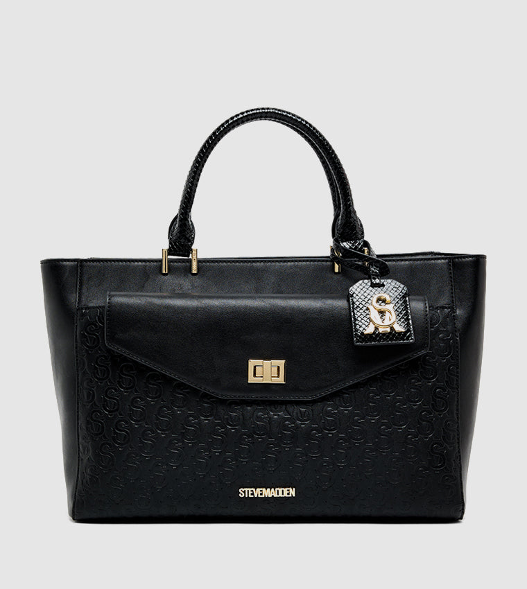 Belmont Women's Black Multicolor Satchel