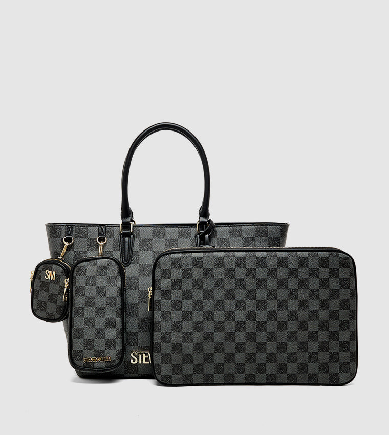 BI7006 BLACK TOTE BAG