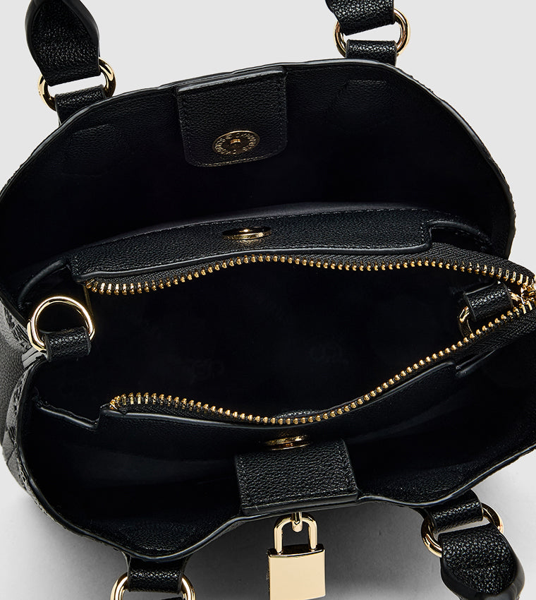 Crestline Women's Black Satchel