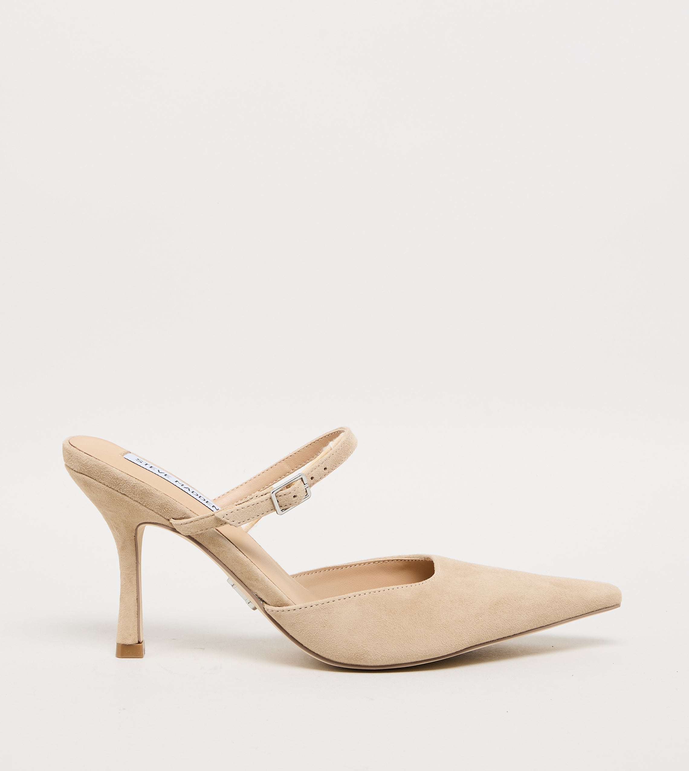 BRECKI TAUPE SUEDE SANDALS