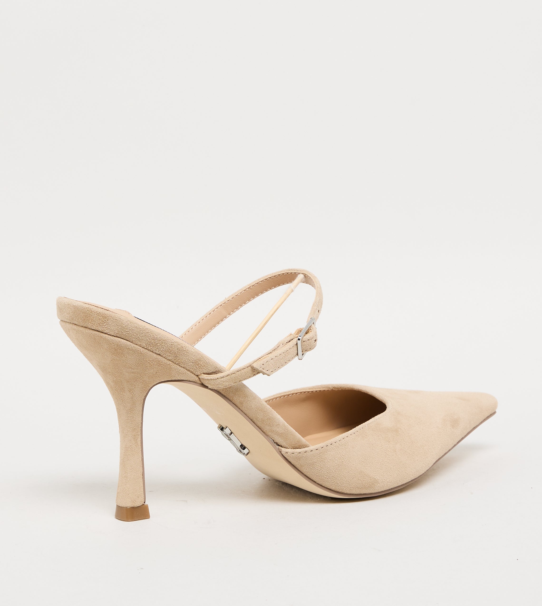 BRECKI TAUPE SUEDE SANDALS - view 6