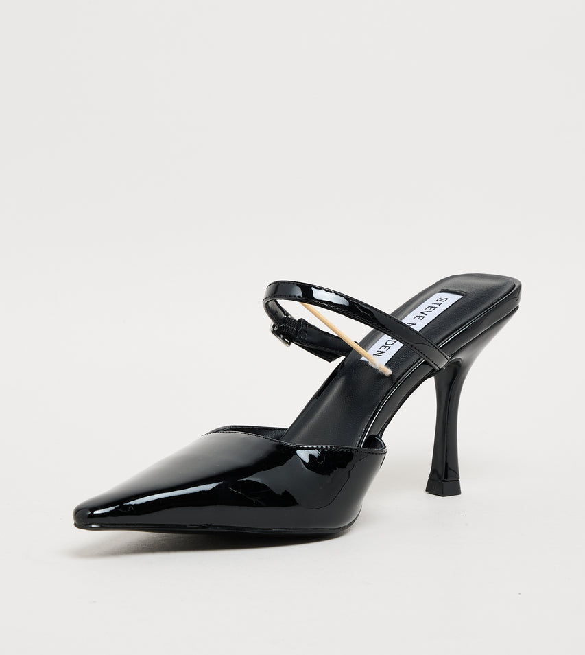BRECKI BLK PATENT HEELS - view 7