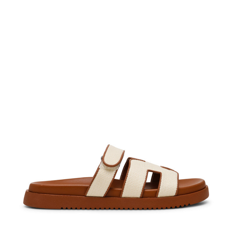 Mayven-Cn Cream Women's Flat Sandals - view 2
