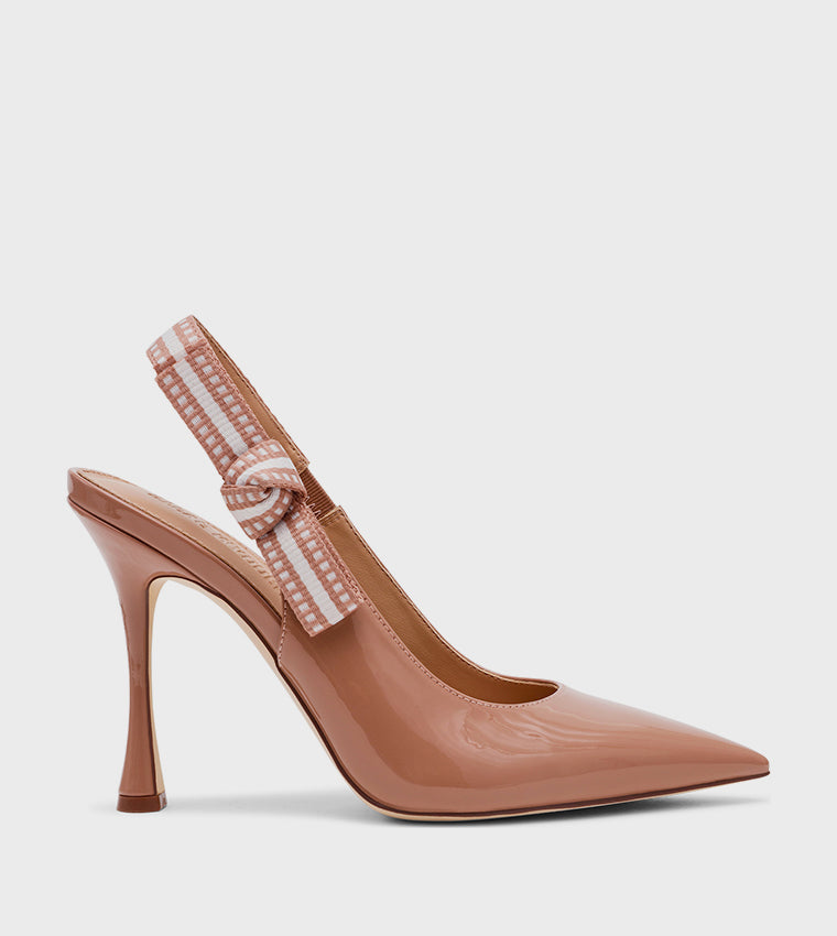 BRI-L BLUSH PATENT HEELS