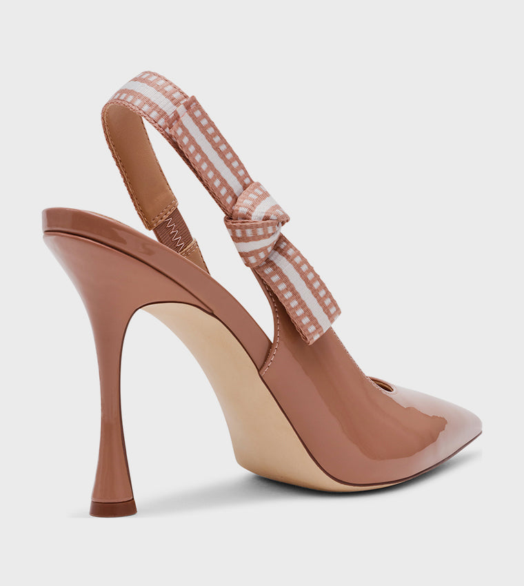 BRI-L BLUSH PATENT HEELS - view 2