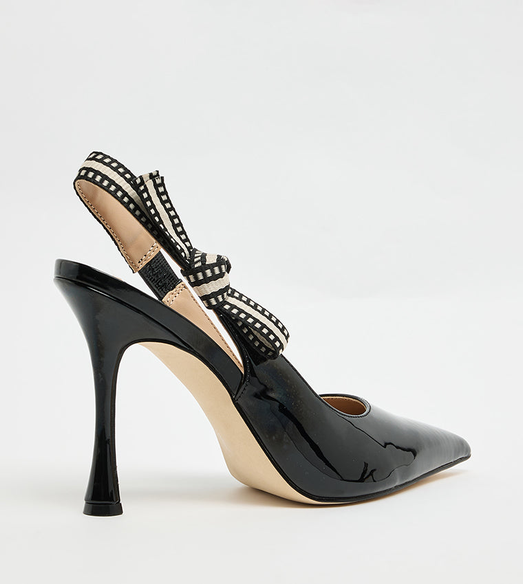 Bri Women's Black Patent Mules - view 2