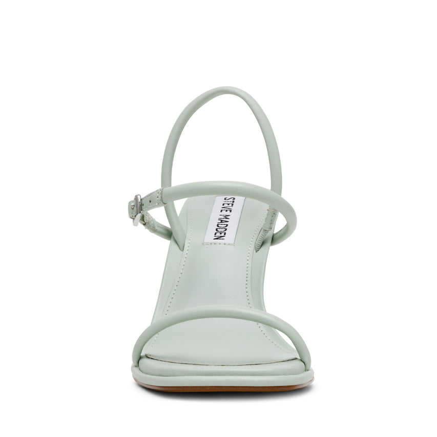 ZENN SAGE LEATHER HEELS