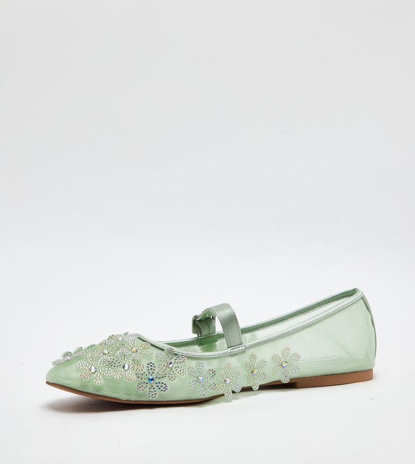 Wildlife Women's Green Ballet Flats - view 3