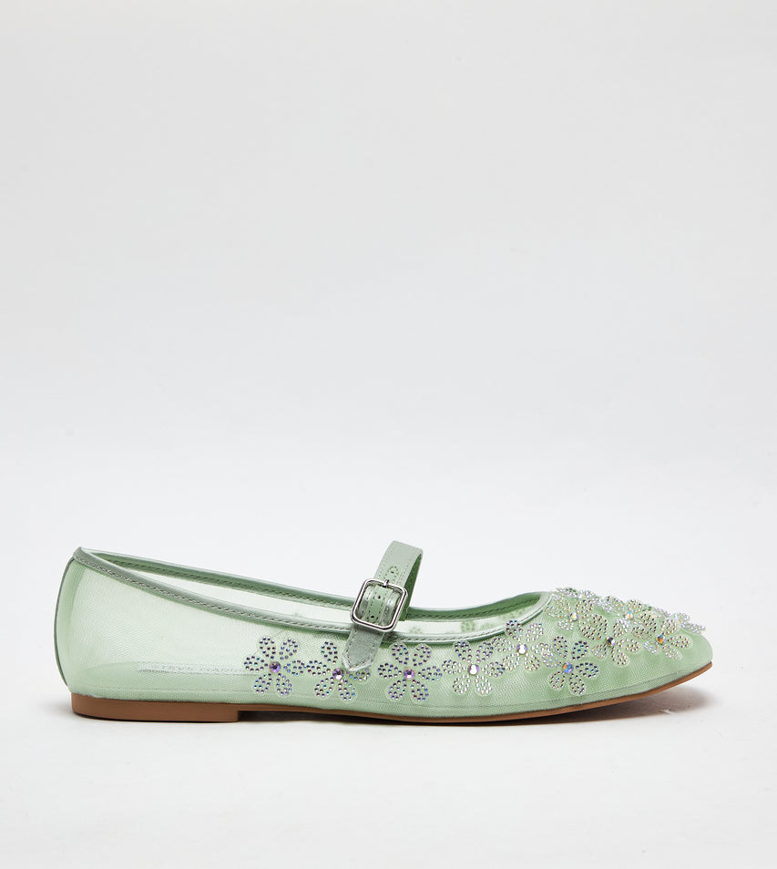 Wildlife Women's Green Ballet Flats - view 7