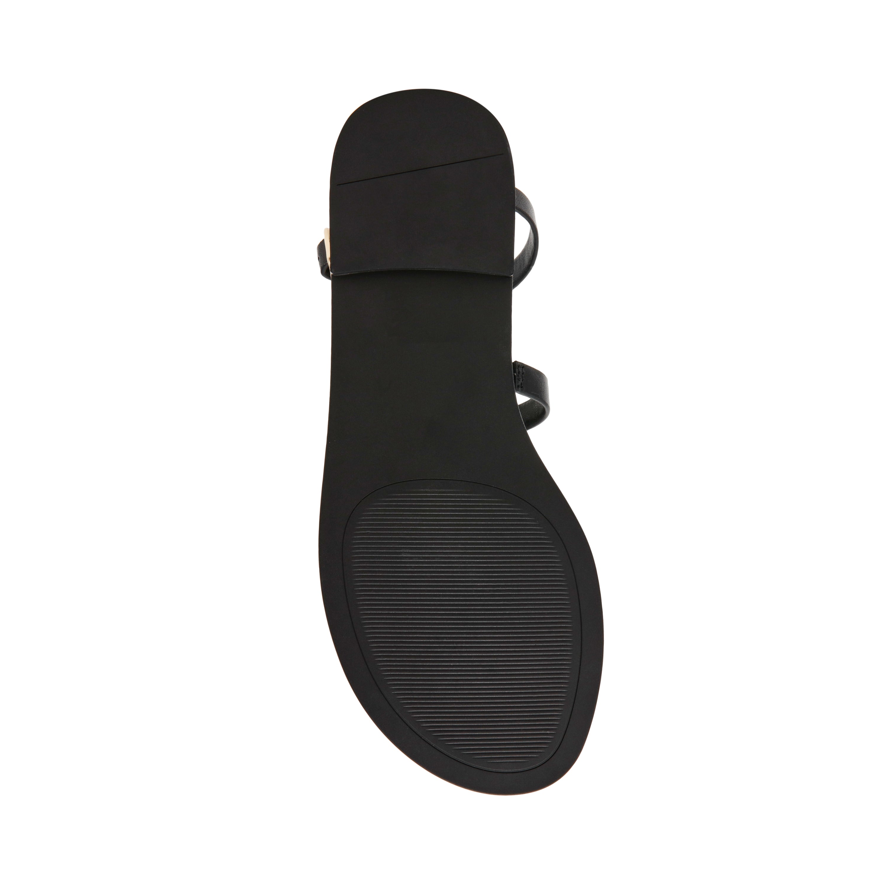 ALMA BLACK LEATHER SANDALS