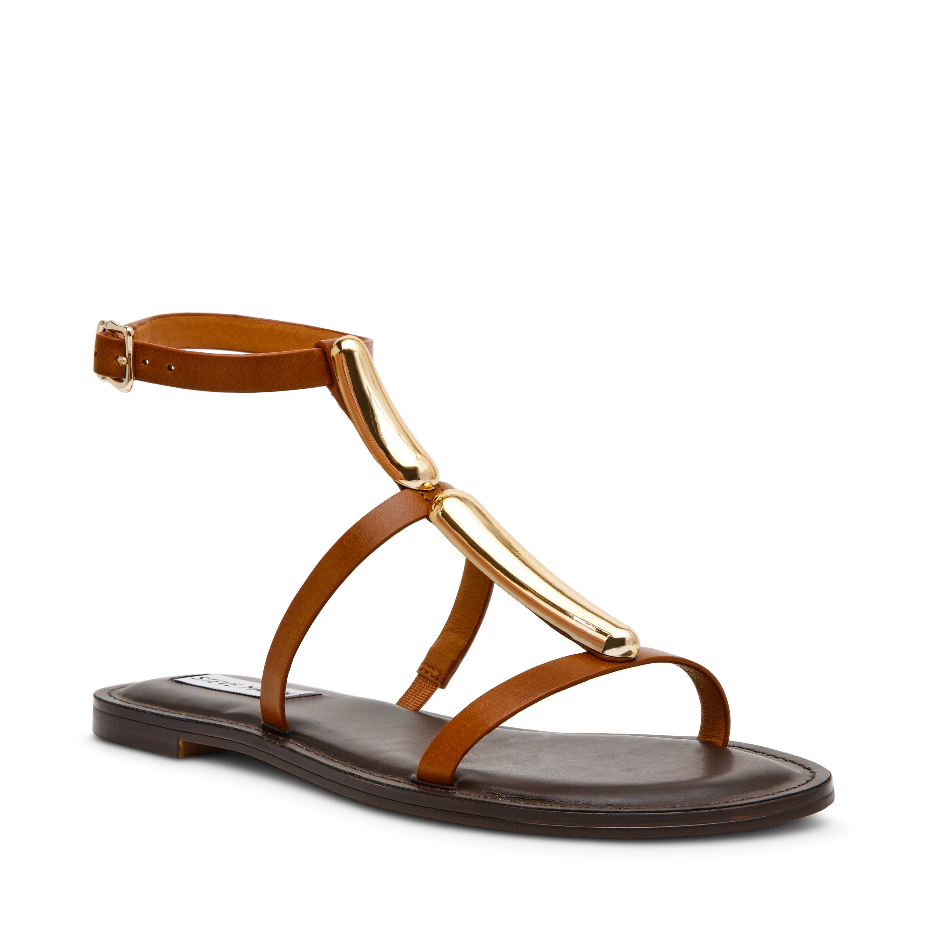 ALMA TAN LEATHER SANDALS