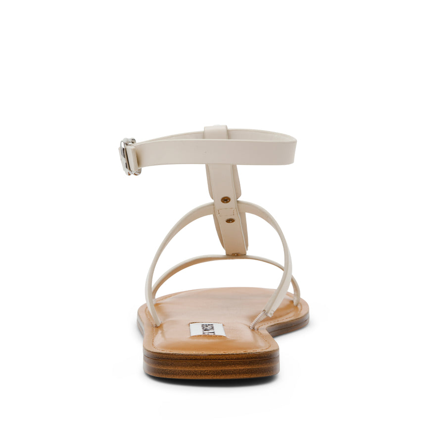 Alma Women's Bone Leather Flat Sandals - view 5