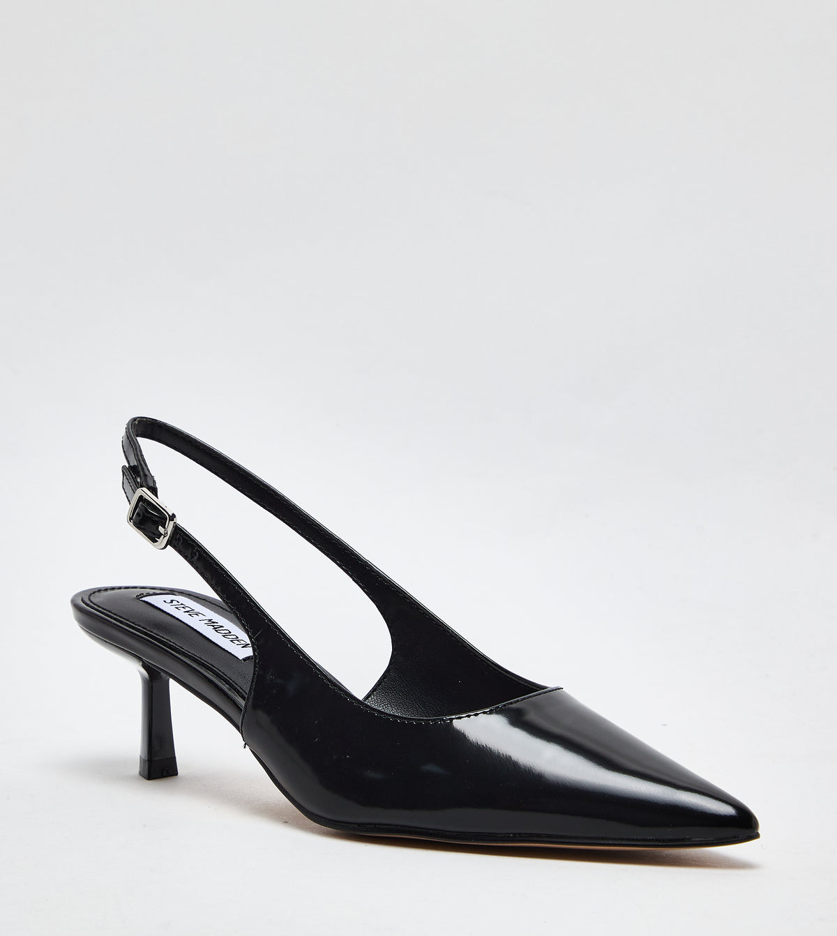 Korra Women's Black Box Leather Mules