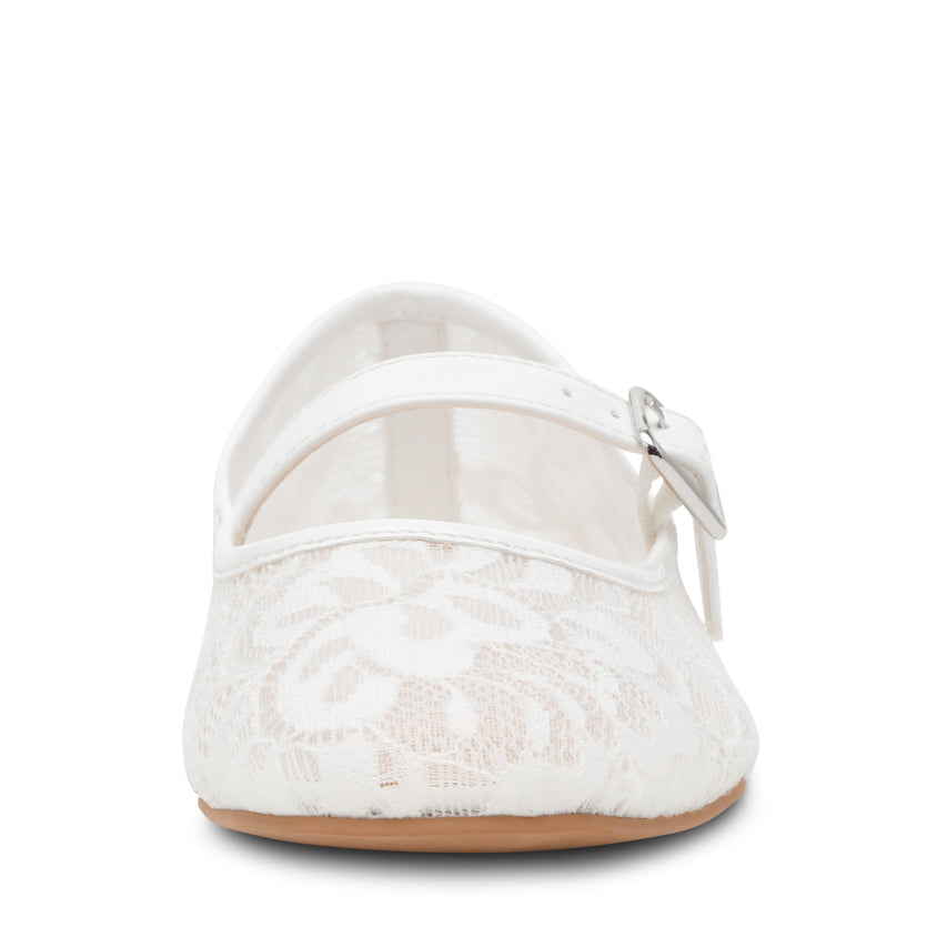 Wildflower-L Women's White Lace Ballerinas - view 7