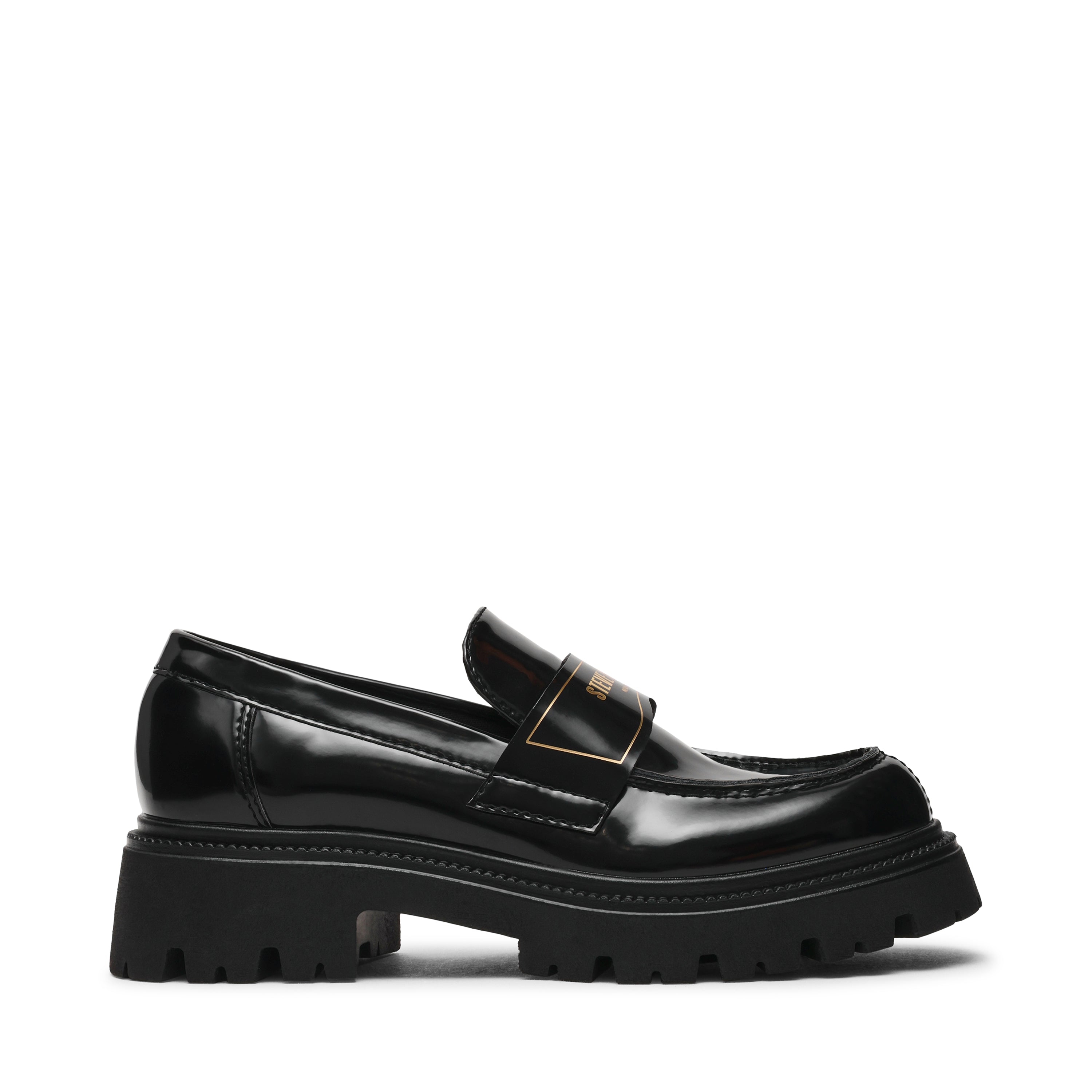 File-Away Women's Black Box Leather Loafers - view 4