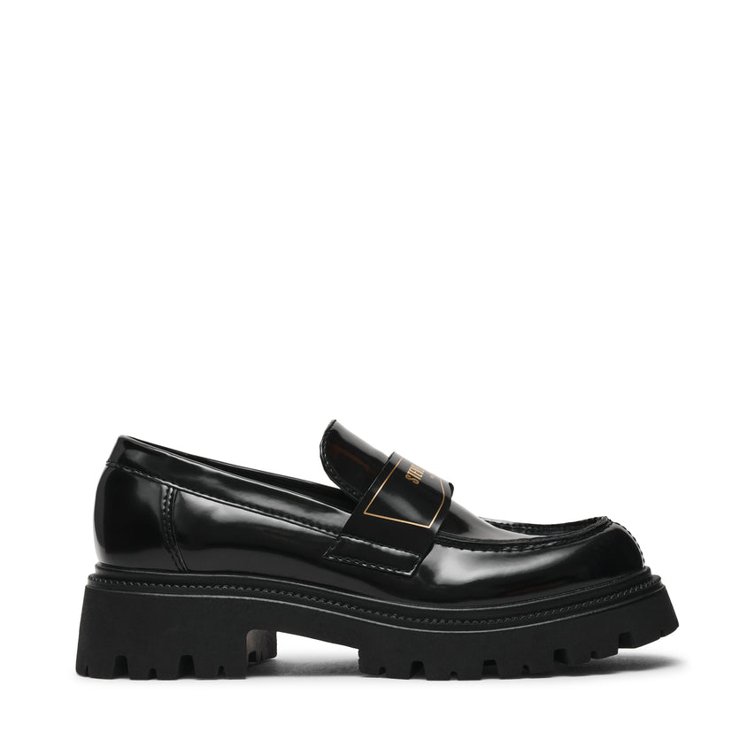 File-Away Women's Black Box Leather Loafers - view 4