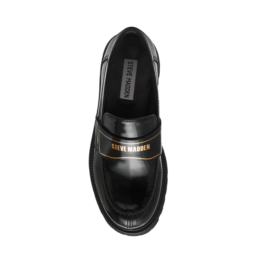File-Away Women's Black Box Leather Loafers - view 5