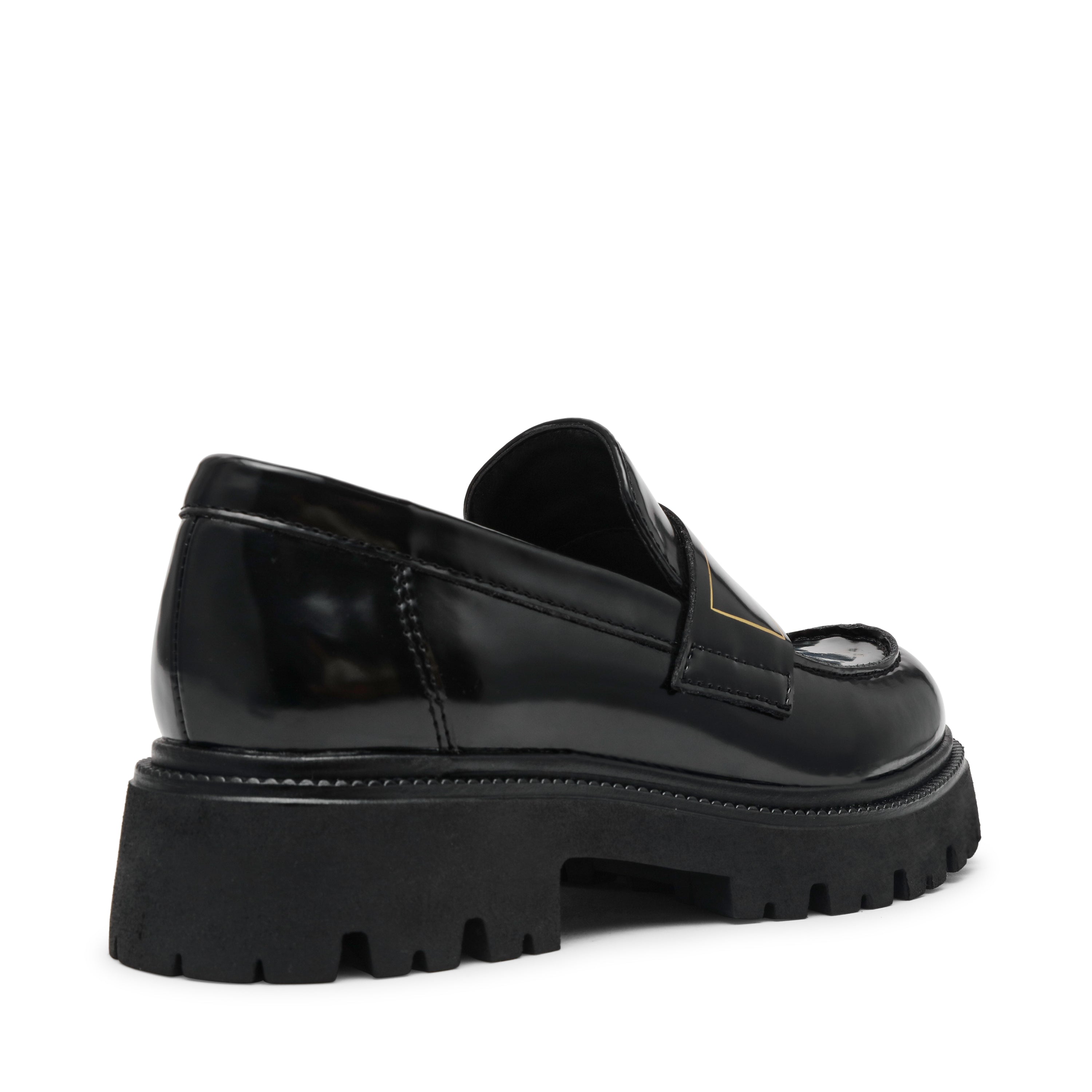 File-Away Women's Black Box Leather Loafers - view 6