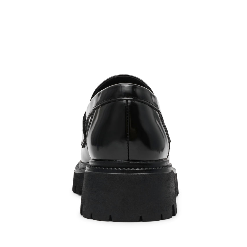 File-Away Women's Black Box Leather Loafers - view 7