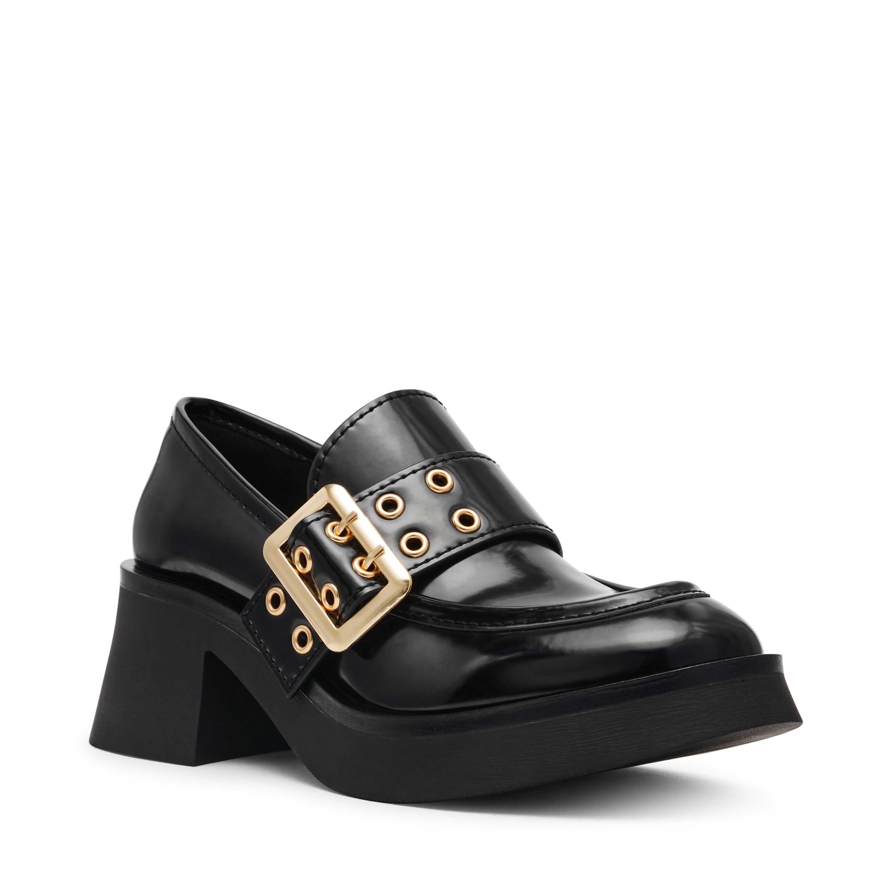 Bridgeton Women's Black Box Leather Shoes